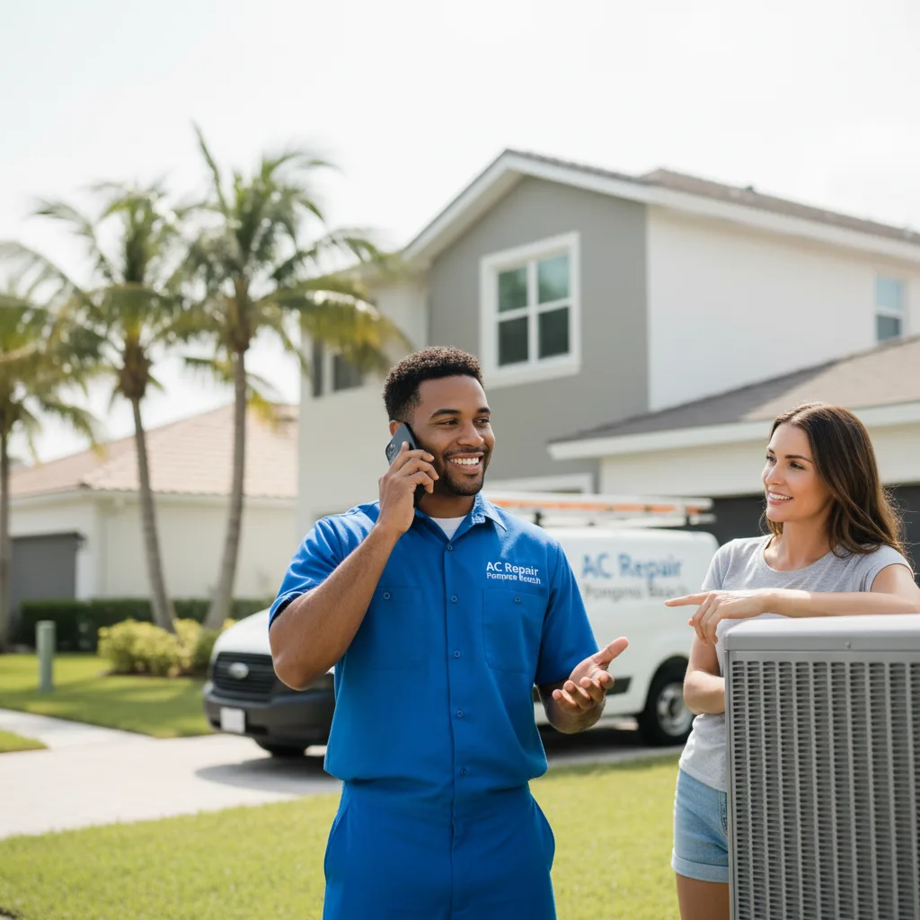 AC Repair Pompano Beach customer support in Sharpsville